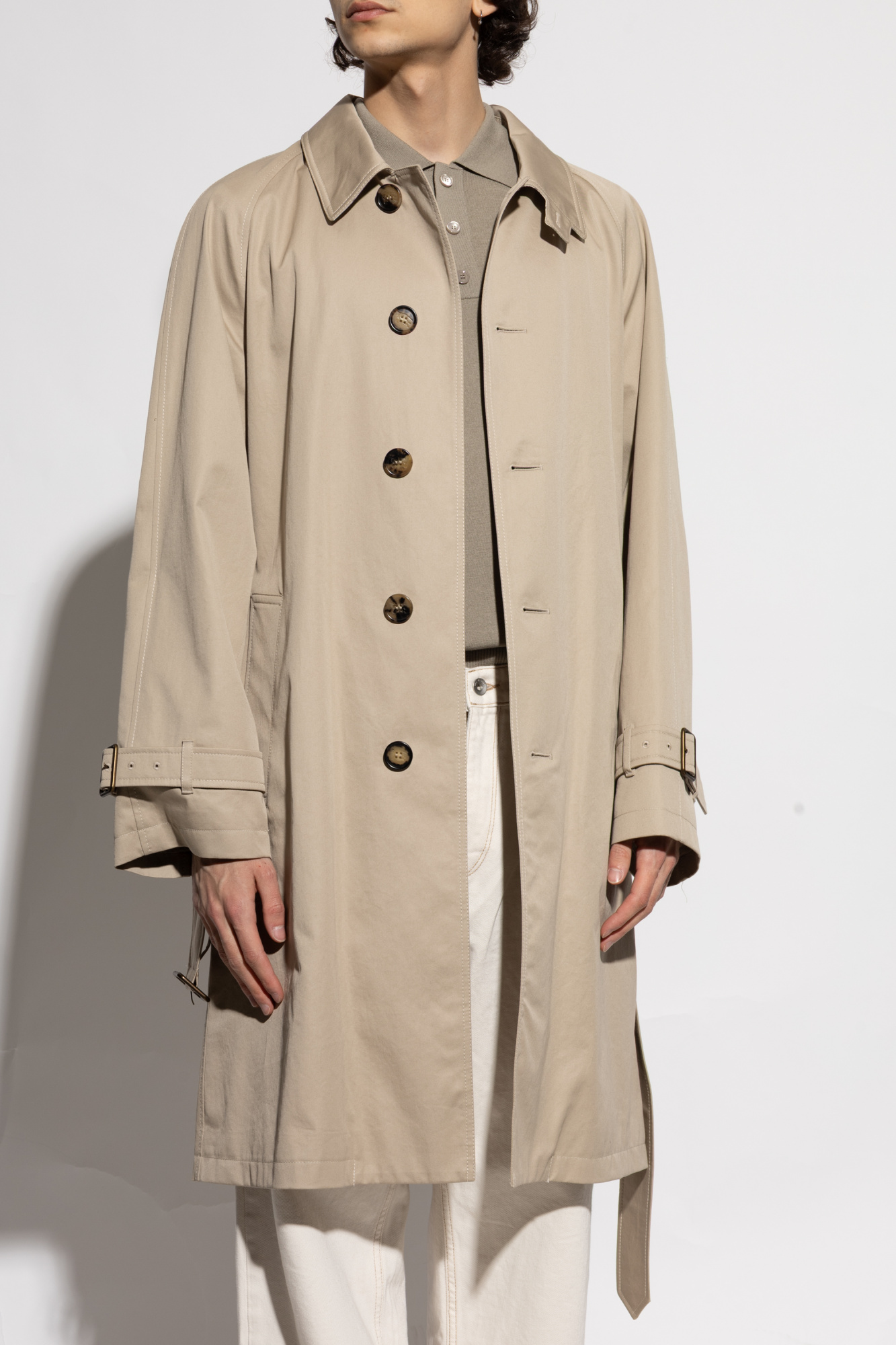 ジャケット Burberry Cotton Trench Jacket With Belt Burberry Cotton trench coat with belt | Men's Clothing | Vitkac